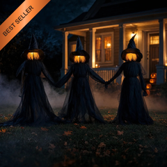 Light up scarecrow lawn decoration
