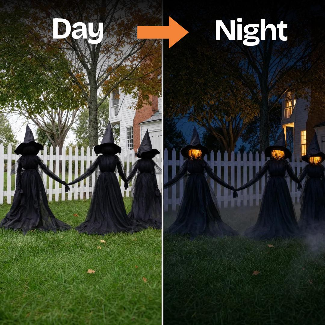 Light up scarecrow lawn decoration