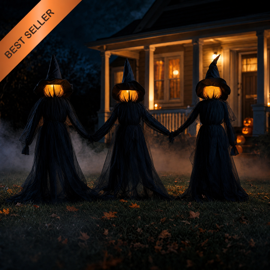 Light up scarecrow lawn decoration
